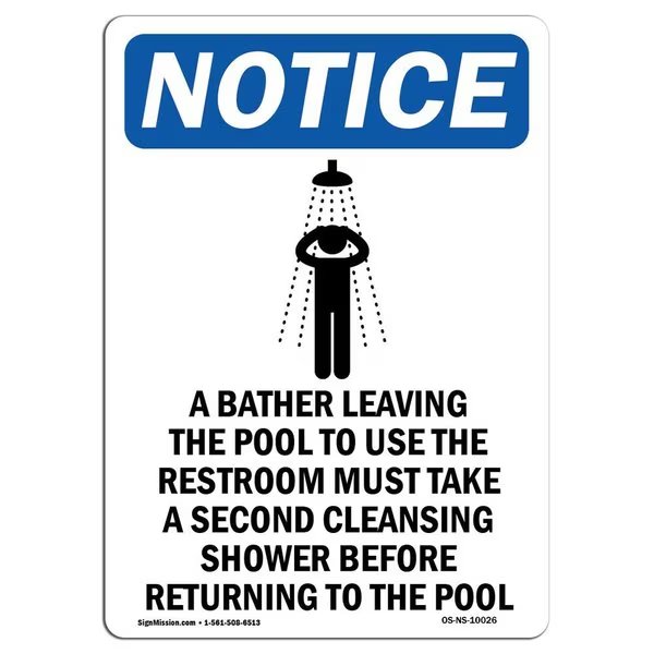Safety Sign, OSHA Notice, 18